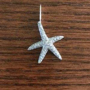 925SterlingSilver Starfish pendant w/crystal or cz